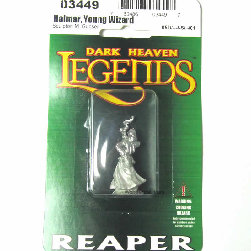 RPR03449 Young Wizard Halmar Miniature 25mm Heroic Scale (ONLINE ORDER ONLY)