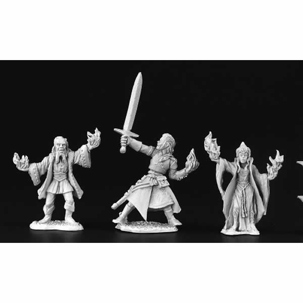 RPR03454 Fire Wizards Miniature 25mm Heroic Scale Dark Heaven (ONLINE ORDER ONLY)