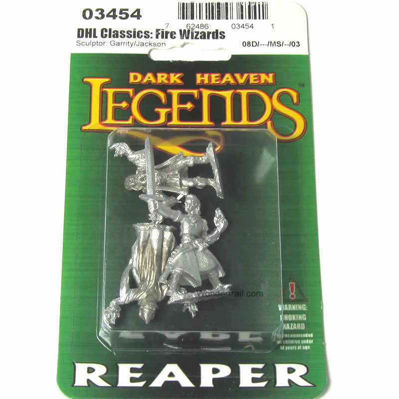 RPR03454 Fire Wizards Miniature 25mm Heroic Scale Dark Heaven (ONLINE ORDER ONLY)