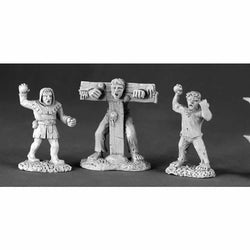 RPR03472 Townsfolk XII Pillory and Kids Miniature 25mm Heroic Scale (ONLINE ORDER ONLY)