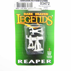 RPR03472 Townsfolk XII Pillory and Kids Miniature 25mm Heroic Scale (ONLINE ORDER ONLY)