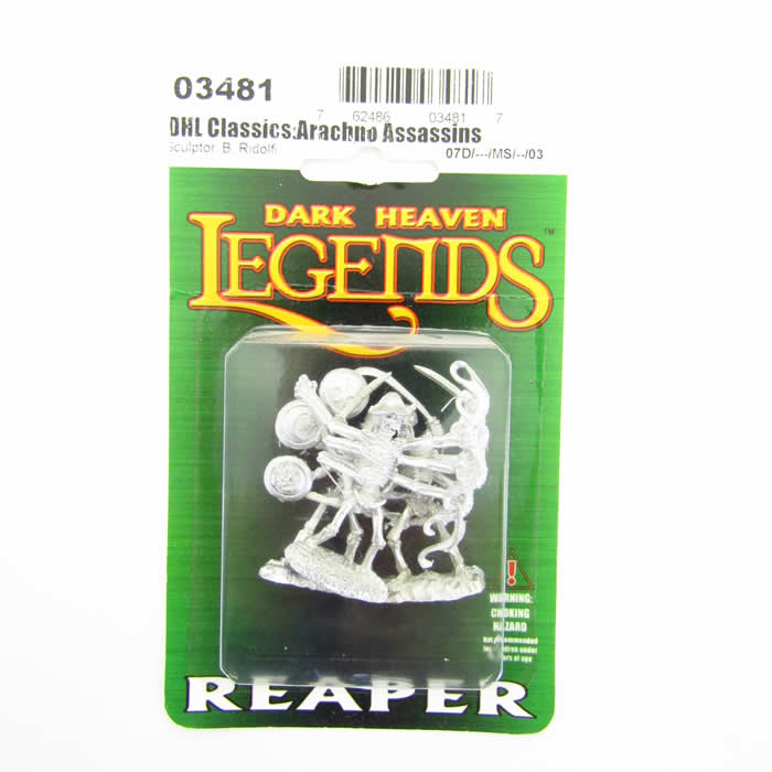 RPR03481 Arachno Assassins Miniature 25mm Heroic Scale Dark Heaven (ONLINE ORDER ONLY)