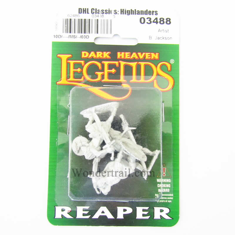 RPR03488 Highlanders Barbarian Miniature 25mm Heroic Scale (ONLINE ORDER ONLY)