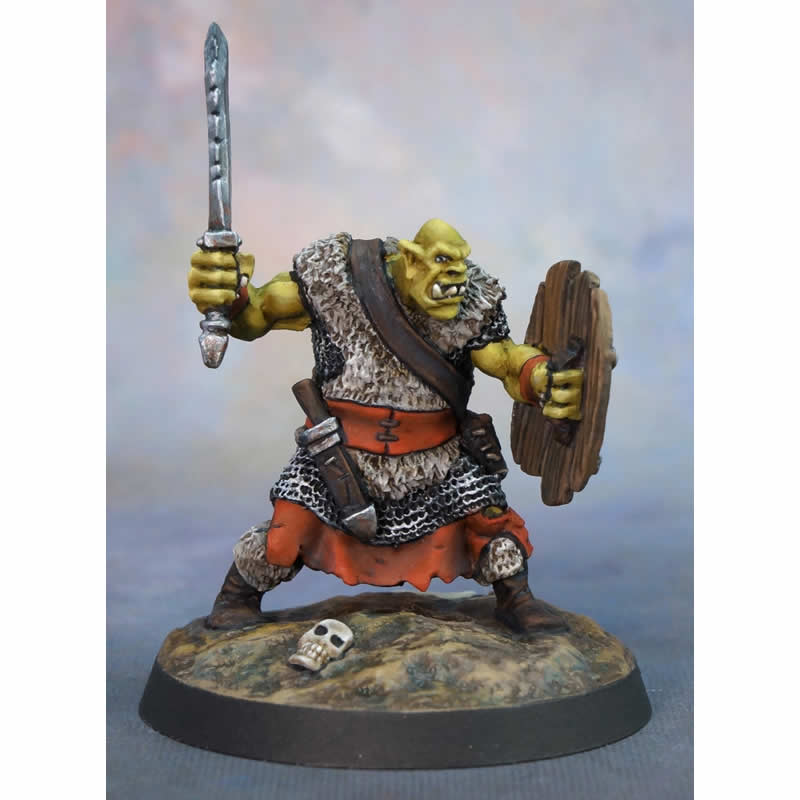 RPR03489 Black Orc Warriors Miniature 25mm Heroic Scale Figure Dark Heaven Legends (ONLINE ORDER ONLY)