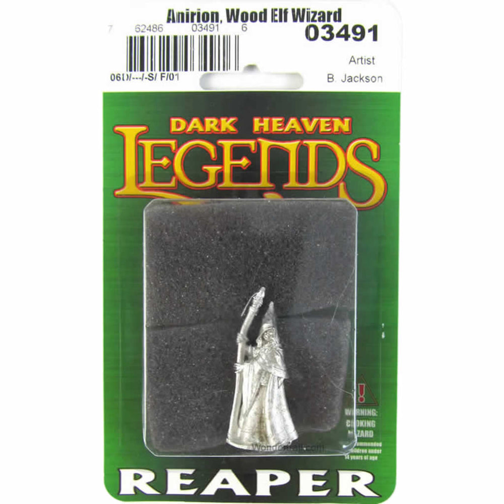 RPR03491 Anirion Wood Elf Wizard Miniature 25mm Heroic Scale Figure Dark Heaven Legends (ONLINE ORDER ONLY)