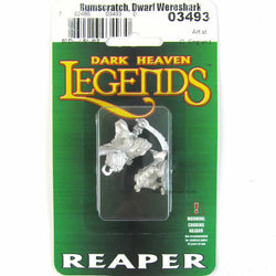 RPR03493 Rumscratch Dwarf Wereshark Miniature 25mm Heroic Scale (ONLINE ORDER ONLY)