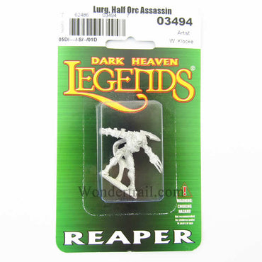 RPR03494 Lurg Half Orc Assassin Miniature 25mm Heroic Scale (ONLINE ORDER ONLY)