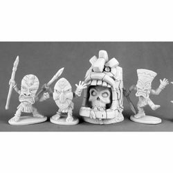 RPR03497  Evil Shrine and Pygmy Savages Miniature 25mm Heroic Scale (ONLINE ORDER ONLY)