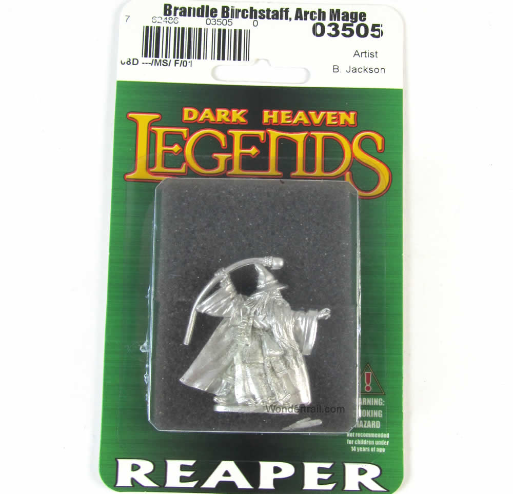 RPR03505 Brandle Birchstaff Arch Mage Miniature 25mm Heroic Scale (ONLINE ORDER ONLY)