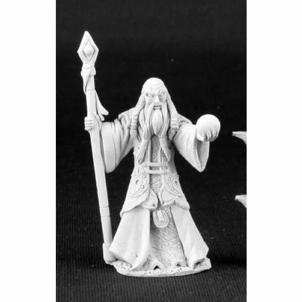 RPR03510 Thaddeus Graytower Wizard Miniature 25mm Heroic Scale (ONLINE ORDER ONLY)