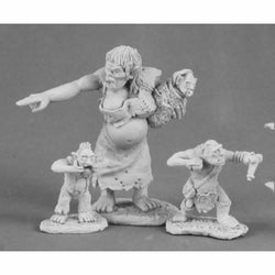 RPR03511 Orc Matron and Brood Miniature 25mm Heroic Scale (ONLINE ORDER ONLY)