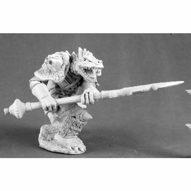 RPR03513 Kriv Blackspear Dragonman Barbarian Miniature 25mm Scale (ONLINE ORDER ONLY)