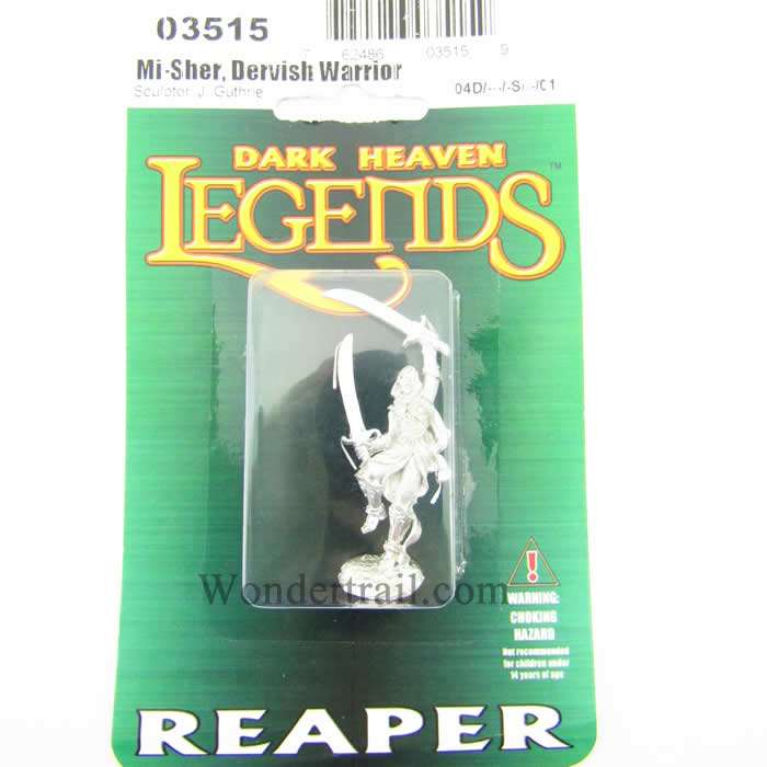 RPR03515 Mi-Sher Dervish Warrior Miniature 25mm Heroic Scale (ONLINE ORDER ONLY)