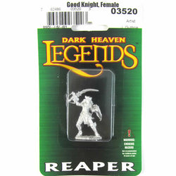 RPR03520 Elise Good Female Knight Miniature 25mm Heroic Scale (ONLINE ORDER ONLY)