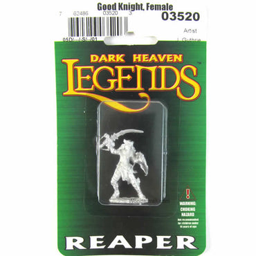 RPR03520 Elise Good Female Knight Miniature 25mm Heroic Scale (ONLINE ORDER ONLY)