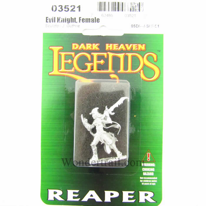 RPR03521 Naline Evil Female Knight Miniature 25mm Heroic Scale (ONLINE ORDER ONLY)