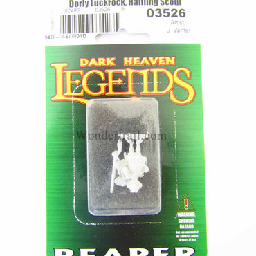 RPR03526 Dorly Luckrock Halfling Scout Miniature 25mm Heroic Scale (ONLINE ORDER ONLY)