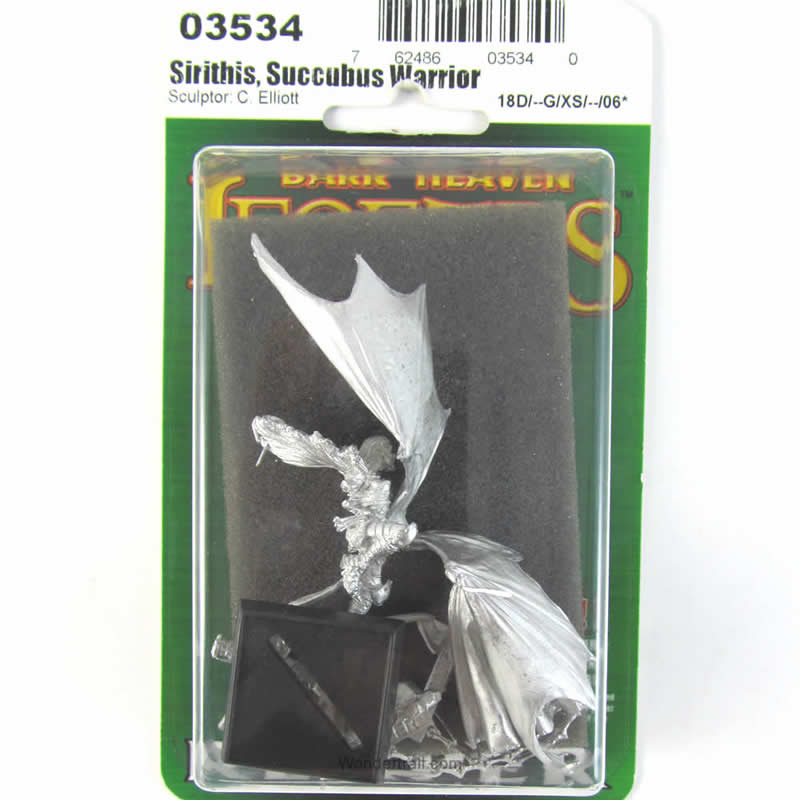 RPR03534 Sirithis Succubus Warrior Miniature 25mm Heroic Scale (ONLINE ORDER ONLY)