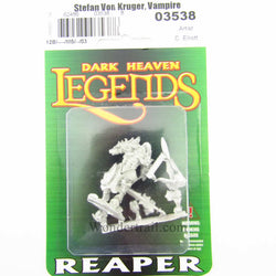 RPR03538 Stefan Von Kruger Vampire Warrior Miniature 25mm Heroic Scale (ONLINE ORDER ONLY)