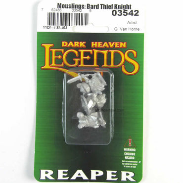 RPR03542 Mousling Heroes Bard Thief Knight Miniature 25mm Heroic Scale (ONLINE ORDER ONLY)