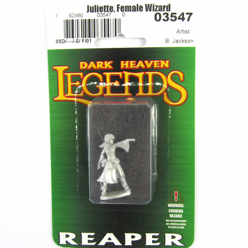RPR03547 Juliette Wizard Miniature 25mm Heroic Scale Dark Heaven (ONLINE ORDER ONLY)