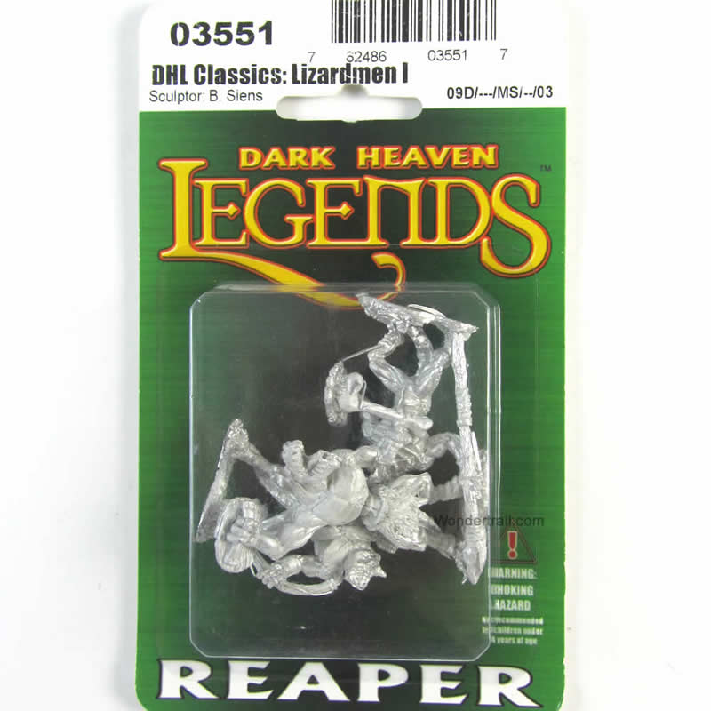 RPR03551 Lizardmen 1 Miniature 25mm Heroic Scale Dark Heaven (ONLINE ORDER ONLY)