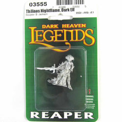 RPR03555 Thilinos Nightflame Dark Elf Miniature 25mm Heroic Scale (ONLINE ORDER ONLY)