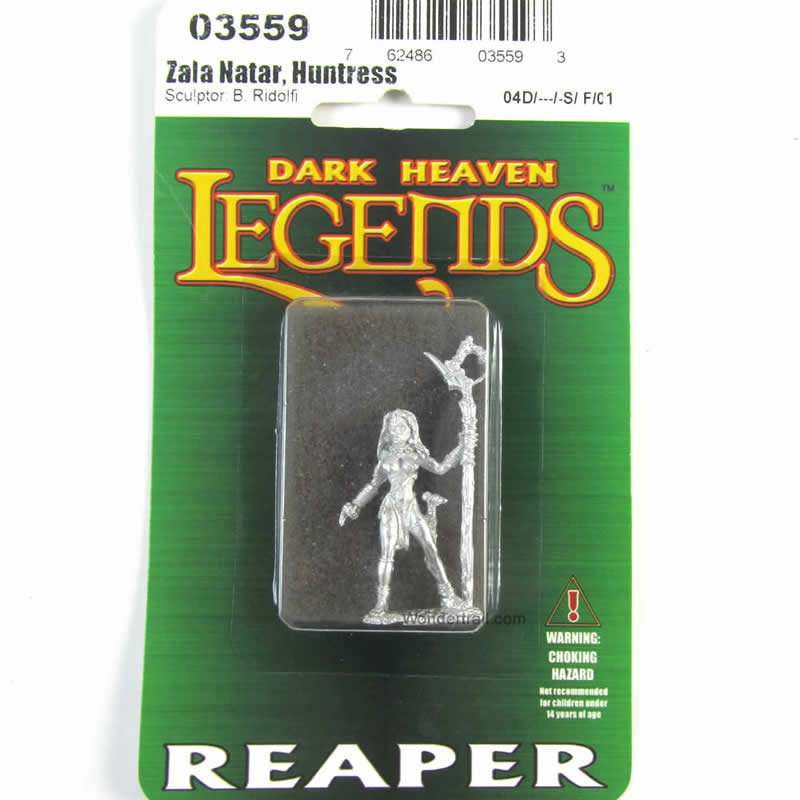 RPR03559 Zala Natar the Huntress Miniature 25mm Heroic Scale (ONLINE ORDER ONLY)
