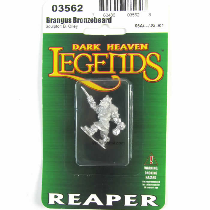 RPR03562 Brangus Bronzebeard the Dwarf Thief Miniature 25mm Scale (ONLINE ORDER ONLY)