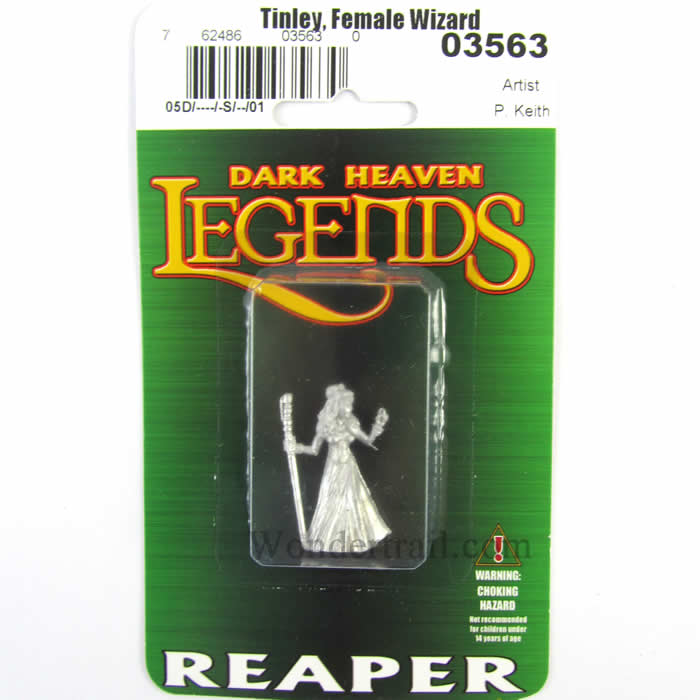 RPR03563 Tinley the Female Wizard Miniature 25mm Heroic Scale (ONLINE ORDER ONLY)