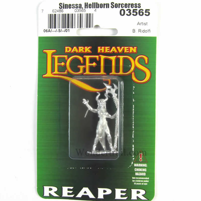 RPR03565 Sinessa the Hellborn Sorceress Miniature 25mm Heroic Scale (ONLINE ORDER ONLY)