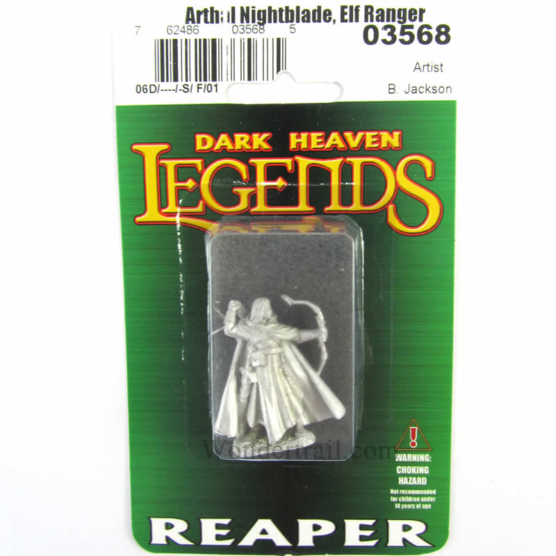 RPR03568 Arthal Nightblade the Elf Ranger Miniature 25mm Heroic Scale (ONLINE ORDER ONLY)