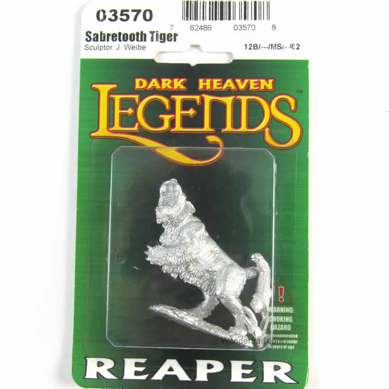 RPR03570 Sabretooth Tiger Miniature 25mm Heroic Scale Dark Heaven (ONLINE ORDER ONLY)