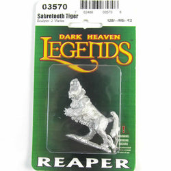 RPR03570 Sabretooth Tiger Miniature 25mm Heroic Scale Dark Heaven (ONLINE ORDER ONLY)