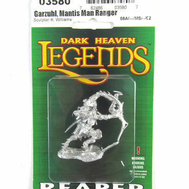 RPR03580 Garzuhl Mantis Man Ranger Miniature 25mm Heroic Scale (ONLINE ORDER ONLY)