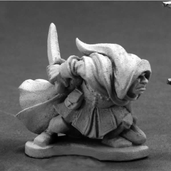 RPR03584 Dar Dimplefoot Halfling Thief Miniature 25mm Heroic Scale (ONLINE ORDER ONLY)