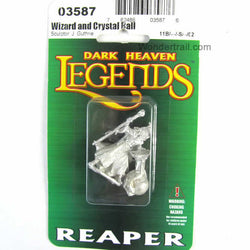 RPR03587 Wizard and Crystal Ball Miniature 25mm Heroic Scale (ONLINE ORDER ONLY)