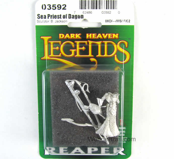 RPR03592 Sea Priest of Dagon Miniature 25mm Heroic Scale Dark Heaven (ONLINE ORDER ONLY)