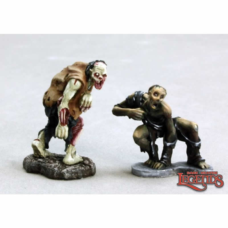 RPR03601 Ronnie and Reggie Zonbies Miniature 25mm Heroic Scale (ONLINE ORDER ONLY)