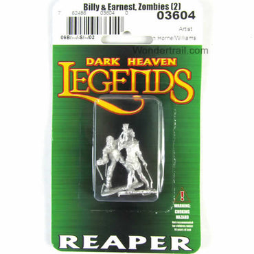 RPR03604 Billy and Earnest Zombies Miniature 25mm Heroic Scale (ONLINE ORDER ONLY)