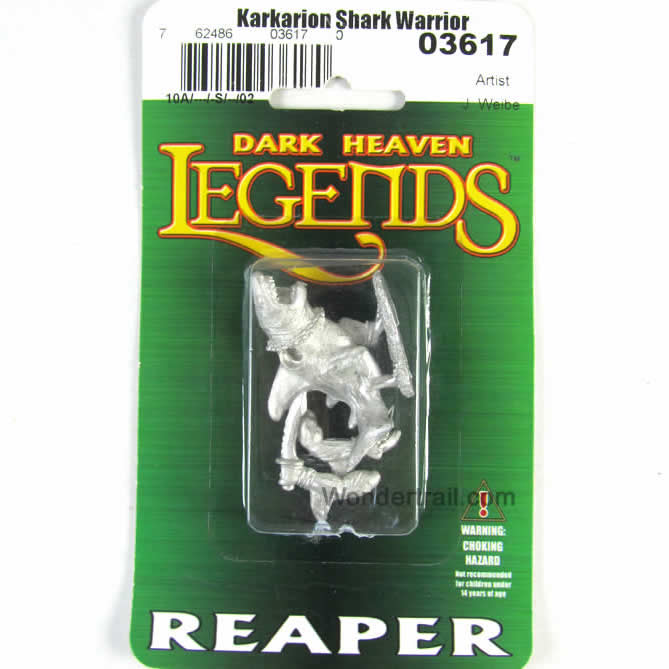 RPR03617 Karkarian Shark Warrior Miniature 25mm Heroic Scale (ONLINE ORDER ONLY)