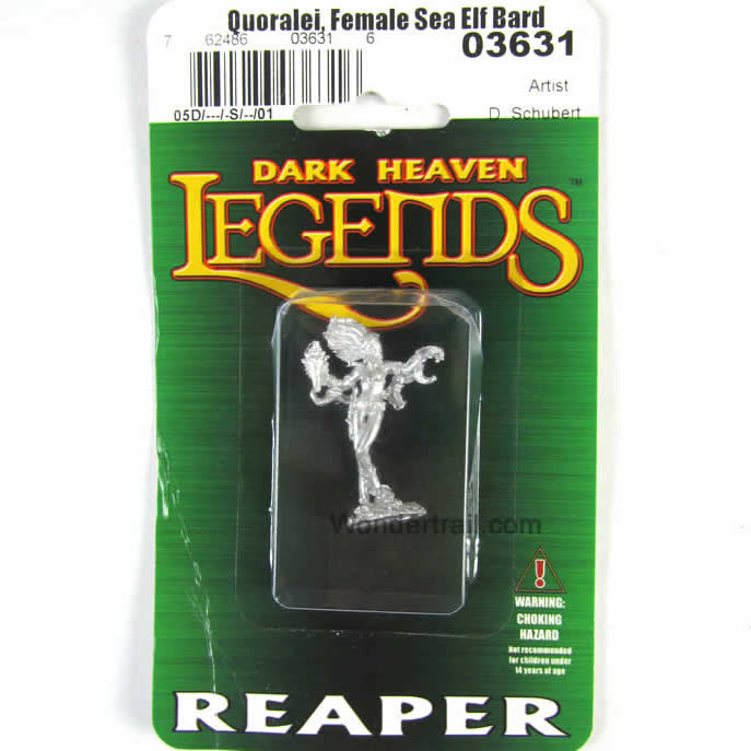 RPR03631 Quoralei Female Sea Elf Bard Miniature 25mm Heroic Scale (ONLINE ORDER ONLY)