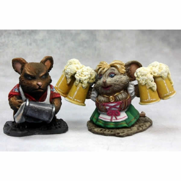 RPR03633 Mousling Bartender and Wench Miniature 25mm Heroic Scale (ONLINE ORDER ONLY)