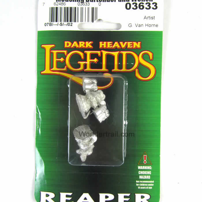 RPR03633 Mousling Bartender and Wench Miniature 25mm Heroic Scale (ONLINE ORDER ONLY)