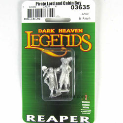 RPR03635 Pirate Lord and Cabin Boy Miniature 25mm Heroic Scale (ONLINE ORDER ONLY)