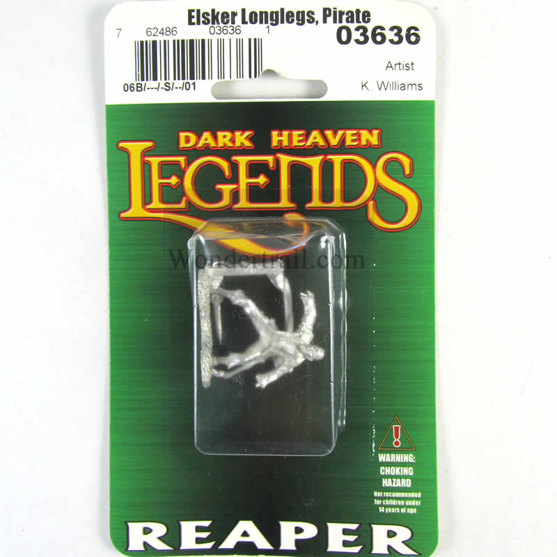 RPR03636 Elsker Longlegs Pirate Miniature 25mm Heroic Scale (ONLINE ORDER ONLY)