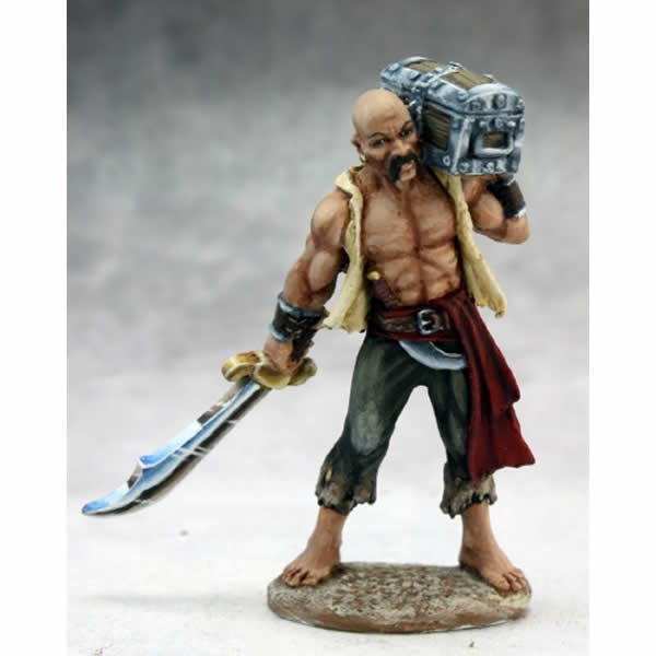 RPR03637 Hajad Torgan Pirate with Loot Miniature 25mm Heroic Scale (ONLINE ORDER ONLY)