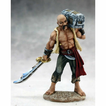 RPR03637 Hajad Torgan Pirate with Loot Miniature 25mm Heroic Scale (ONLINE ORDER ONLY)