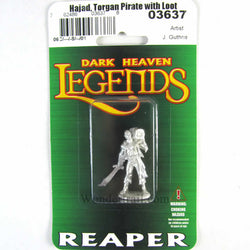 RPR03637 Hajad Torgan Pirate with Loot Miniature 25mm Heroic Scale (ONLINE ORDER ONLY)