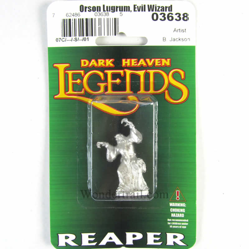 RPR03638 Orson Lugrum Evil Wizard Miniature 25mm Heroic Scale (ONLINE ORDER ONLY)